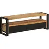 Image de Meuble Tv 120x30x40 Cm Bois Massif De Manguier Vidaxl