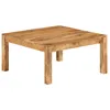 Image de Table Basse 80x80x40 Cm Bois D'acacia Massif Vidaxl