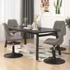 Image de Chaises À Manger Pivotantes Lot De 4 Gris Clair Velours Vidaxl