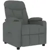 Image de Fauteuil De Massage Gris Foncé Tissu Vidaxl