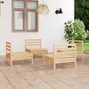 Image de vidaXL Salon de jardin 4 pcs Bois de pin massif 3082402