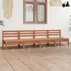 Image de vidaXL Bois de Pin Massif Salon de Jardin 4 pcs Mobilier de Patio Mobilier de Jardin Meubles dExtérieur Ensemble de Meubles 3082485