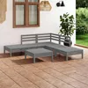 Image de vidaXL Bois de Pin Massif Salon de Jardin 6 pcs Mobilier de Patio Ensemble de Meubles de Terrasse Meubles dExtérieur 3082644