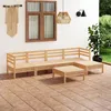 Image de vidaXL Bois de Pin Massif Salon de Jardin 6 pcs Mobilier de Patio Ensemble de Meubles de Terrasse Meubles dExtérieur 3082682