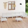Image de vidaXL Bois de Pin Massif Salon de Jardin 8 pcs Mobilier de Patio Ensemble de Meubles de Terrasse Meubles dExtérieur 3082743
