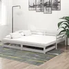 Image de vidaXL Lit coulissant 2x(90x200) cm Blanc Bois de pin massif 3083695