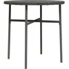 Image de Table À Thé Gris 45 Cm Résine Tressée Vidaxl