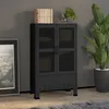 Image de vidaXL Coffre de rangement industriel Noir 70x40x115 cm Métal 339621