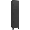Image de Armoire À Casiers Anthracite 38x45x180 Cm Acier Vidaxl