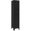 Image de Armoire À Casiers Noir 38x40x180 Cm Acier Vidaxl