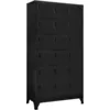 Image de Armoire À Casiers Noir 90x40x180 Cm Acier Vidaxl