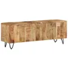 Image de Meuble Tv 110x30x40 Cm Bois Massif De Manguier Vidaxl