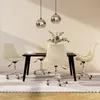 Image de Chaises Pivotantes À Manger Lot De 4 Crème Tissu Vidaxl