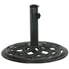 Image de vidaXL Socle de parasol Vert 44x44x31 cm Fonte 317756