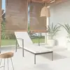 Image de Chaise Longue De Jardin Avec Coussin Résine Tressée Noir Vidaxl