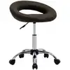 Image de Chaise Pivotante De Salle À Manger Marron Similicuir Vidaxl