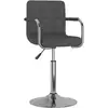 Image de Chaise De Salle À Manger Gris Foncé Tissu Vidaxl