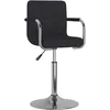 Image de Chaise De Salle À Manger Tissu Noir Vidaxl