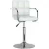 Image de Chaise De Salle À Manger Blanc Similicuir Vidaxl