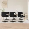 Image de Chaises Pivotantes À Manger Lot De 6 Noir Velours Vidaxl