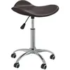 Image de Chaise De Bureau Marron Similicuir Vidaxl