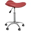 Image de Chaise De Bureau Rouge Bordeaux Similicuir Vidaxl