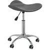 Image de Chaise Pivotante De Salle À Manger Gris Similicuir Vidaxl