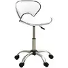 Image de Chaise De Bureau Blanc Similicuir Vidaxl