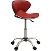 Image de Chaise De Bureau Rouge Bordeaux Similicuir Vidaxl