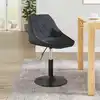 Image de Chaise De Salle À Manger Gris Foncé Velours Vidaxl