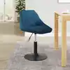 Image de Chaise De Salle À Manger Bleu Velours Vidaxl