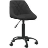Image de Chaise De Bureau Noir Velours Vidaxl