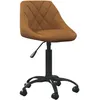Image de Chaise De Bureau Marron Velours Vidaxl