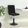 Image de Chaises Pivotantes À Manger Lot De 4 Noir Velours Vidaxl