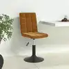 Image de Chaises Pivotantes À Manger Lot De 4 Marron Velours Vidaxl