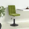 Image de Chaises Pivotantes À Manger Lot De 4 Vert Clair Velours Vidaxl