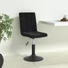 Image de Chaises Pivotantes À Manger Lot De 6 Noir Velours Vidaxl