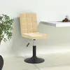 Image de Chaises Pivotantes À Manger Lot De 6 Crème Velours Vidaxl