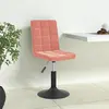 Image de Chaises Pivotantes À Manger Lot De 6 Rose Velours Vidaxl