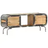 Image de Meuble Tv 110x30x42 Cm Bois Massif De Manguier Vidaxl