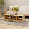 Image de Table Basse 110x50x34 Cm Bois De Pin Massif Vidaxl