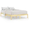 Image de Cadre De Lit Sans Matelas Bois Massif 140x200 Cm Vidaxl