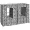 Image de Poteaux À Panier De Gabion 2 Pcs 40x40x60 Cm Fer Vidaxl