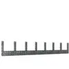 Image de Panier De Gabion En Forme De U Avec 8 Poteaux Fer 860x20x150 Cm Vidaxl