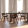 Image de Chaises À Manger Lot De 4 Noir Bois Courbé Et Similicuir Vidaxl