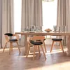 Image de Chaises À Manger Lot De 4 Noir Bois Courbé Et Similicuir Vidaxl