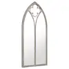Image de Vidaxl miroir de jardin sable 70x30 cm fer pour utilisation extérieure