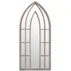Image de Vidaxl miroir de jardin sable 70x30 cm fer pour utilisation extérieure