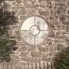 Image de Miroir De Jardin Sable 40x4 Cm Fer Rond Utilisation Extérieure Vidaxl