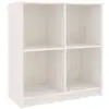 Image de Vidaxl buffet blanc 70x33x76 cm bois massif de pin